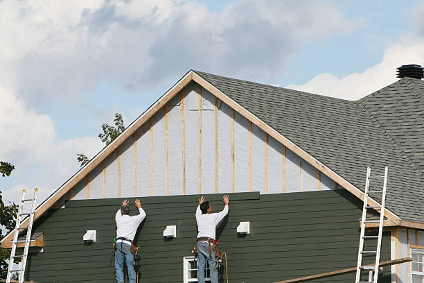 Professional Emergency Siding Repair technician working in Lykens, PA